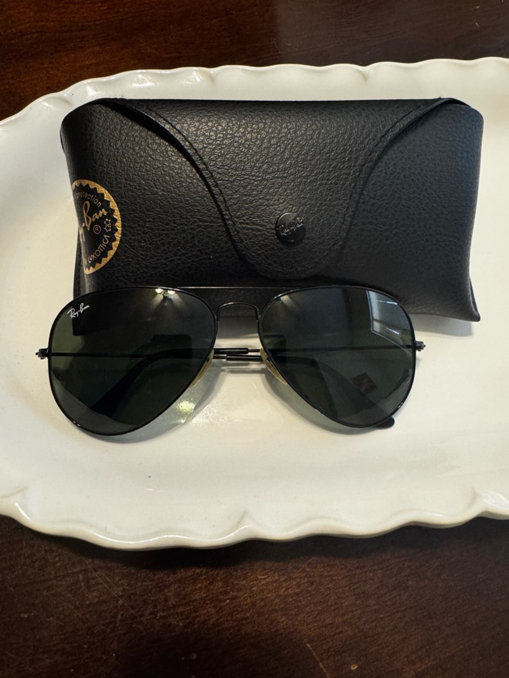 Ray-Ban Black Aviator Sunglasses